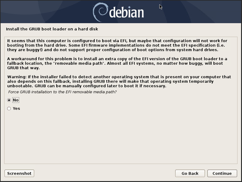 GRUG in EFI removable media path